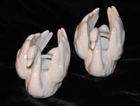 Goebel Vintage Swans Candle Holder 202//153